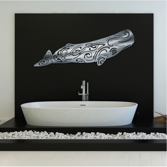 Décoration murale Le Requin Blanc en métal - FADIS DIVING