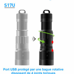 Lampe de plongée DIVEPRO S17U – Image 2