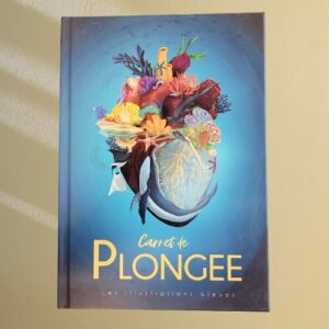 carnet de plongée illustré avec 140 animaux marins